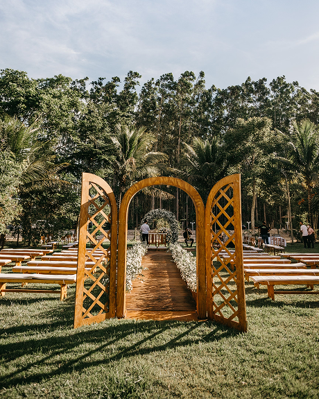 Wedding ceremony moment